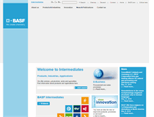 Tablet Screenshot of intermediates.basf.com