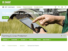 Tablet Screenshot of agricentre.basf.co.uk