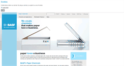 Desktop Screenshot of paper-chemicals.basf.com