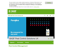 Tablet Screenshot of pestcontrol.basf.co.uk