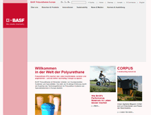 Tablet Screenshot of polyurethanes.basf.de